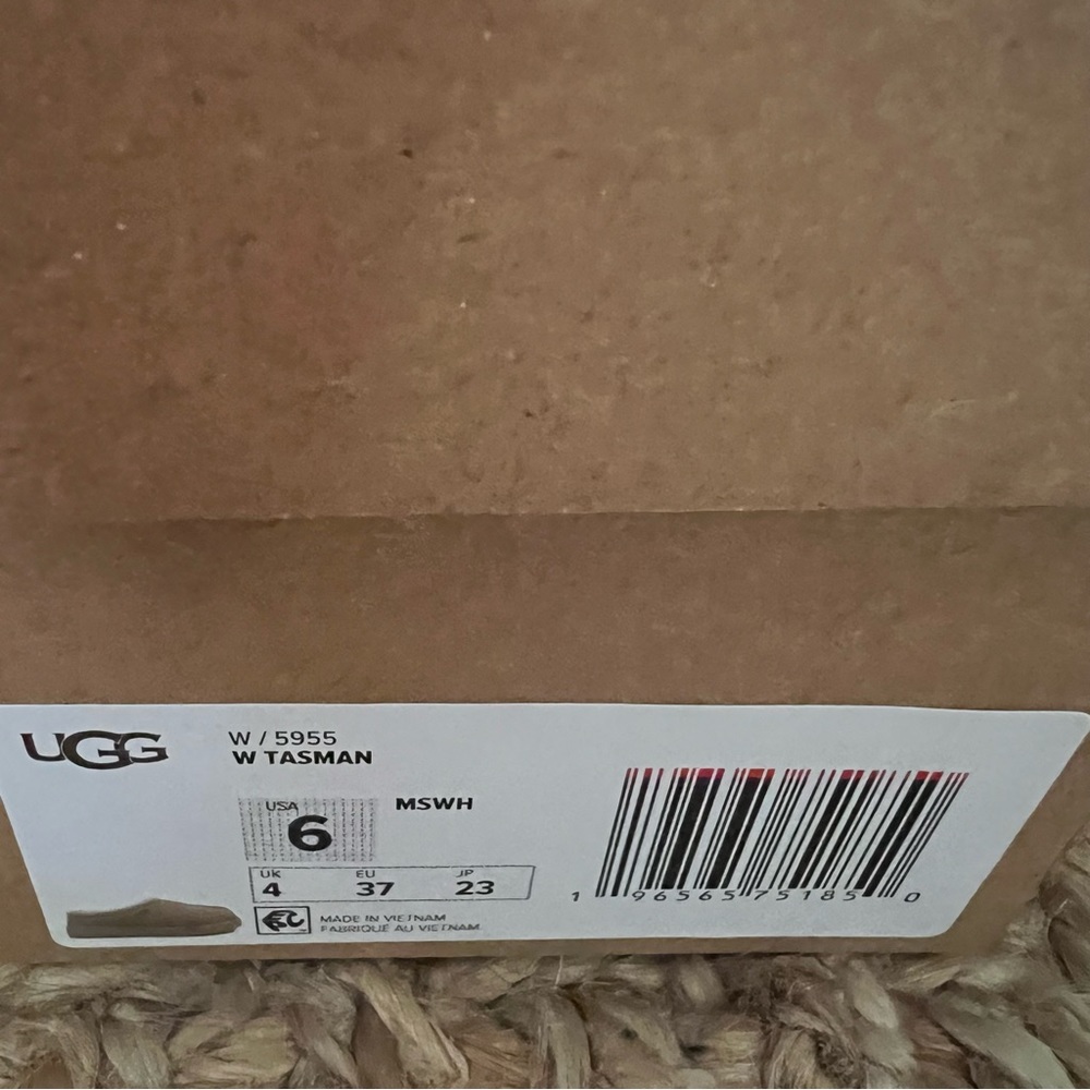 NWT UGG Tasman Slipper Clog Mustard Seed Women’s Size 6 - Picture 13 of 15